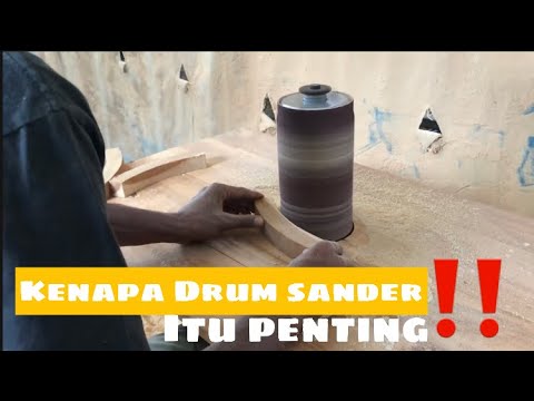 Mesin amplas Drum sander  #drumsander