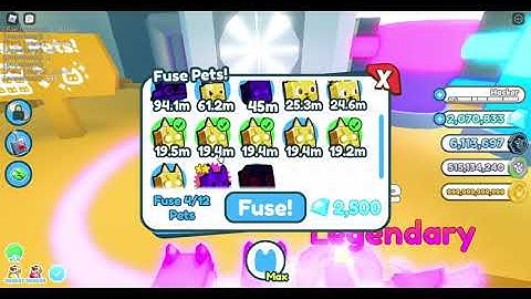 What happens if u fuse 6 golden cyber fox (PET SIMULATOR X)