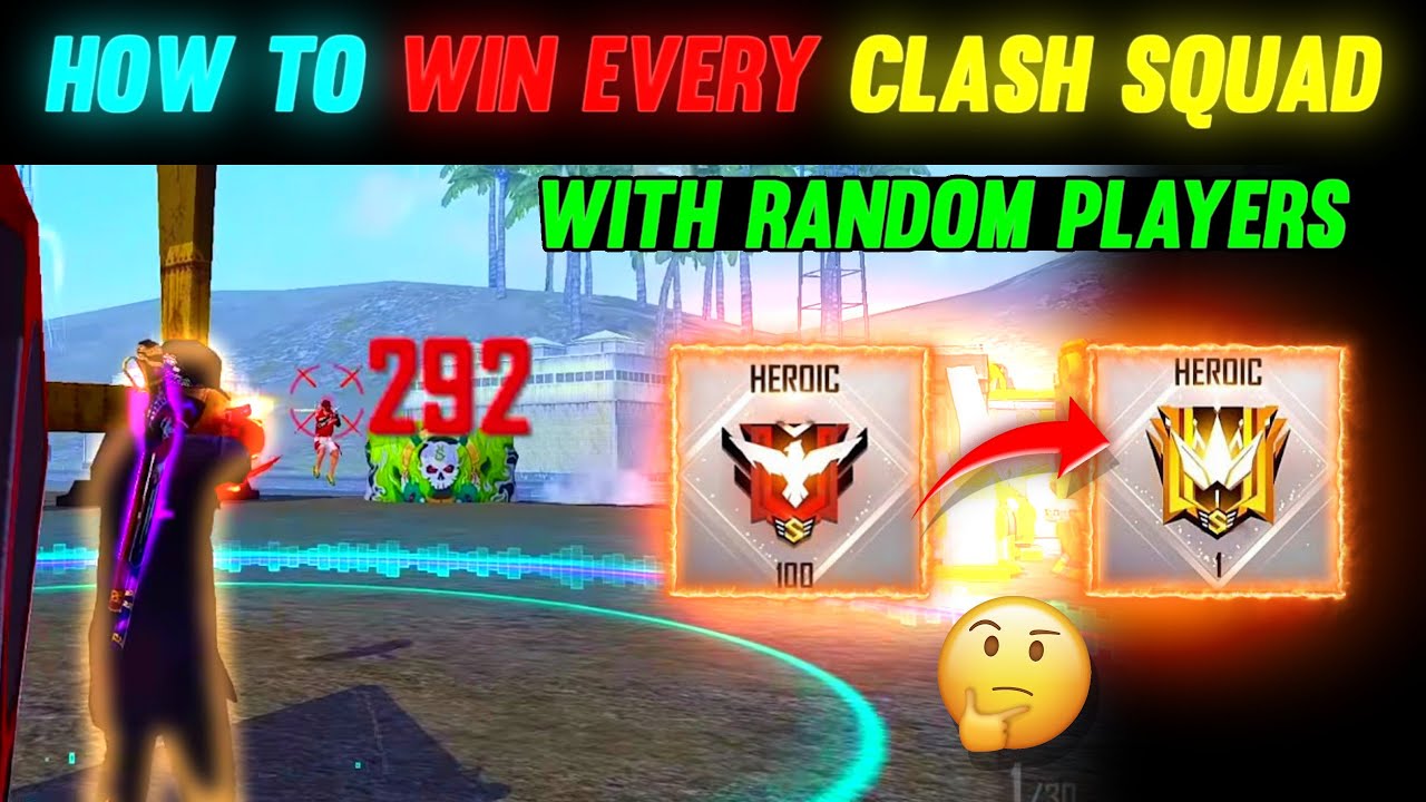 How to win Every CS Rank With Random Players⚡️| Clash Squad Ranked Tips ...