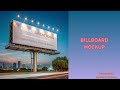 Billboard Mockup Design in Photoshop | Canva Presentation | Kanika Creations