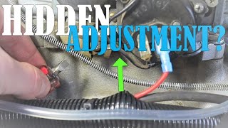 Holley Carburetor - Cold Start Fast Idle Adjustment