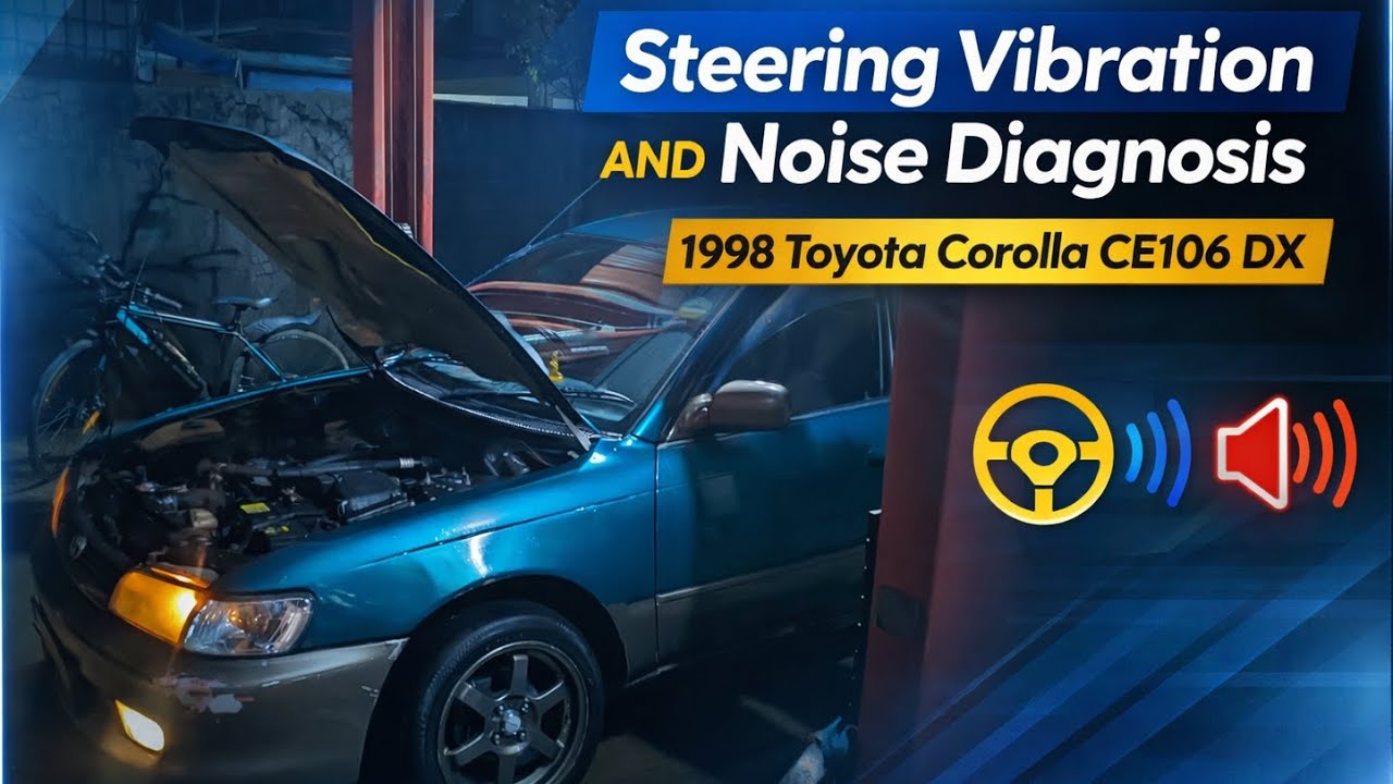 TOYOTA COROLLA CE106 | Steering Rack Play Fix | CV Joint & Wheel ...