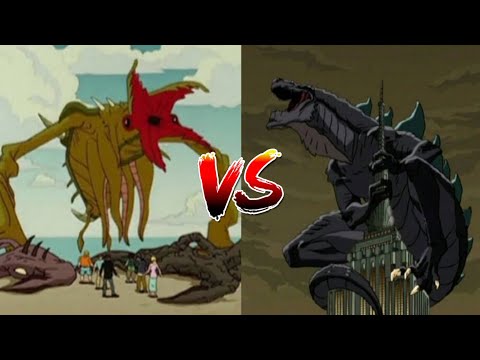 Zilla Jr Vs Crustaceous Rex | Godzilla: A Série