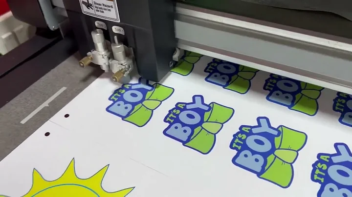 Vulcan FC500VC digital plotter cutter flatbed vinyl sticker cutting machine #flatbedcutter