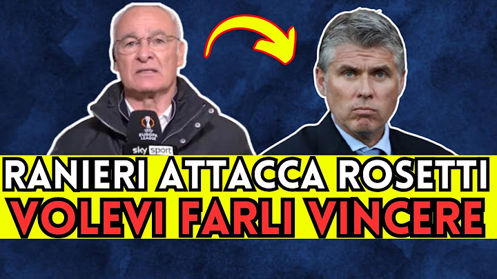 RANIERI FURIOSO: "ARBITRO ANTI-ROMA? ROSSETTI, PERCHÉ LUI?!" SCANDALO EUROPA LEAGUE😡