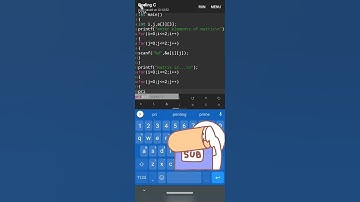 #Short Program To Input and Display Matrix Using 2D Array | C Programming Tutorials | Coding | 2021.