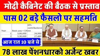 पेंशन पर अंतिम निर्णय 7500+DA, EPS-95 PENSION LATEST NEWS TODAY !! eps 95 latest news today