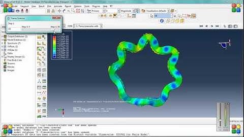 Simulation piezoelectric effect over the  frequencies in Abaqus
