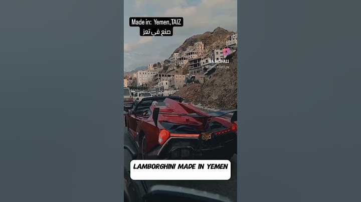 Lamborghini made in Yemen #cristianoronaldo #لامبورجيني