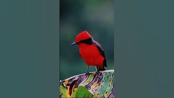 Si cantik merah vermilion flycatcher #birds #shorts #animals