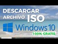 Descargar iso windows 10 gratis 100 desde microsoft  2023  