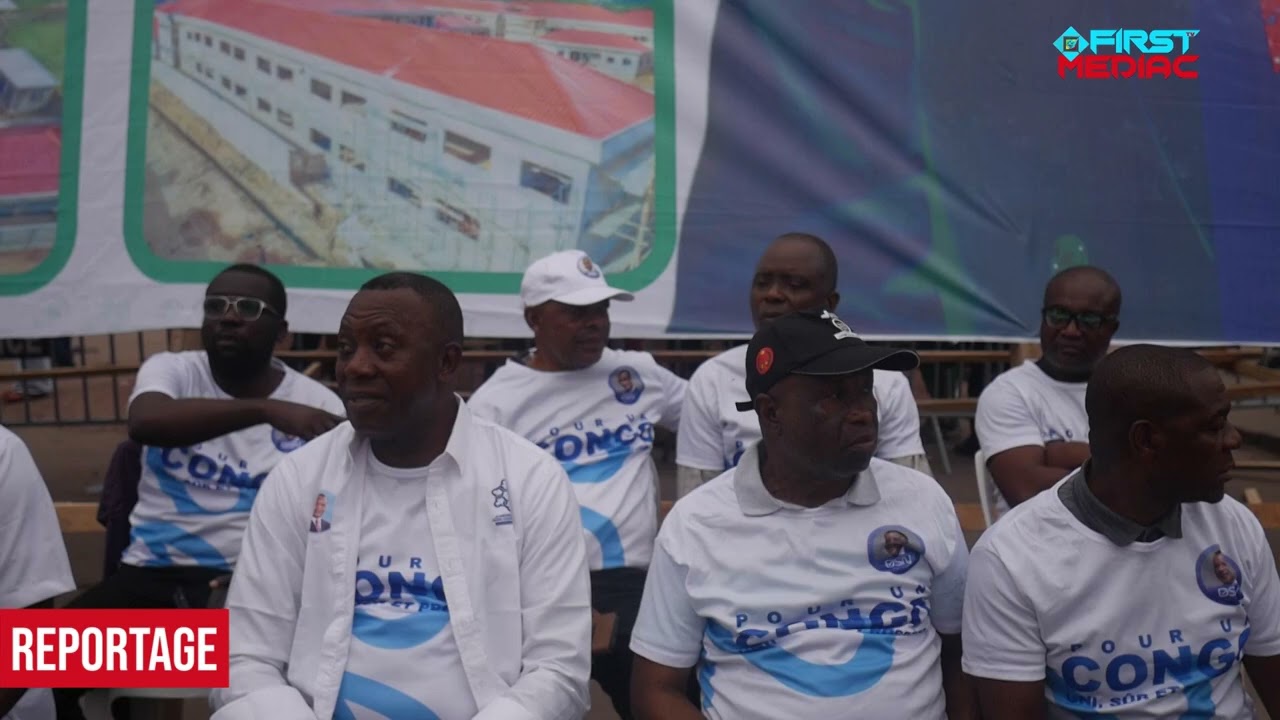 Guelord OBANDA mobilise les populations de Ouenzé dans le cinquième arrondissement de Brazzaville