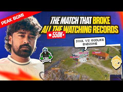Greatest BGMI Match Of All Time !! Soul vs Godlike ENDZONE !! BGIS FINALS!!