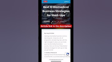 Biomedical startup success tips: 10 Best Strategies for Biomedical Engineering Startups to Succeed