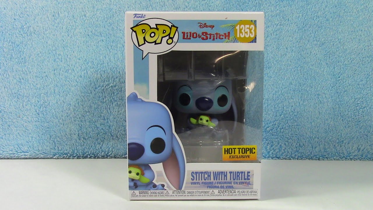 Funko Pop! Disney: Lilo & Stitch - Stitch With Turtle Hot Topic Exclus –  Fundom