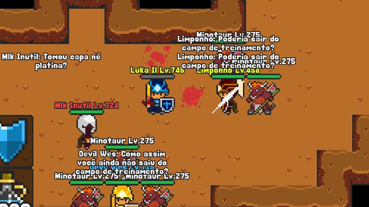 Rucoy Online - Poderia sair do campo de treinamento?