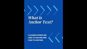 What is Anchor Text in Link Building?
