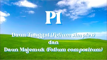 tugas akhir video botani