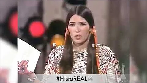 Marlon Brando Turns Down Award 1973