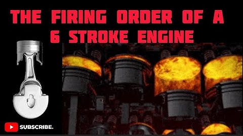 The Firing Order of a 6 Cylinder - Engine | firing order #engine #automobile