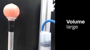 A Shape-changing Haptic Interface with programmable Rigidity and Size: Change of Volume