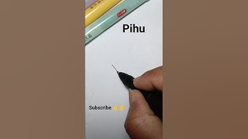 Signature name style Pihu #youtubeshorts #shortfeed #art #cursive #logo #shorts