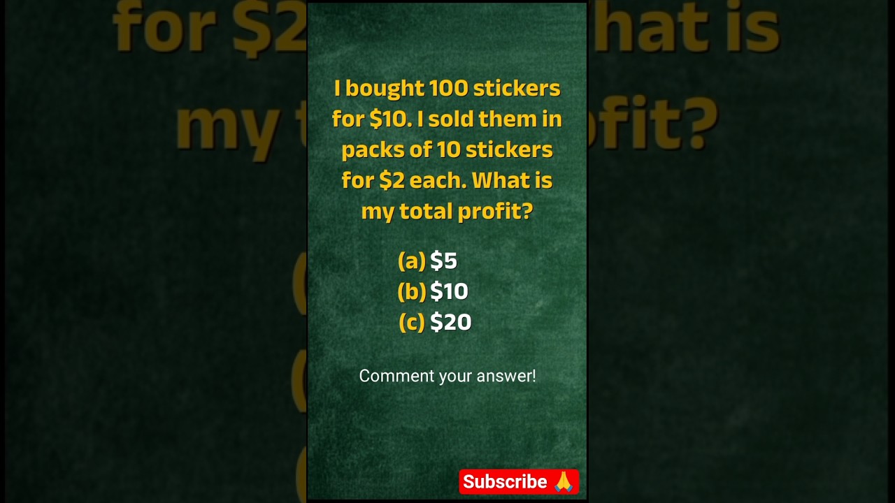 Math Riddle: Can you solve this? #maths #quiz #finance #shorts #money #riddles #puzzle #iqtest #fyp