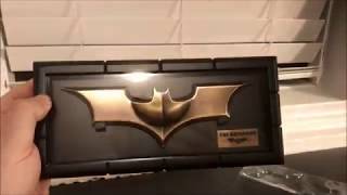 Batman Dark Knight Noble Collection Batarang 1:1 Unboxing Review