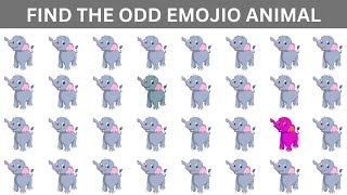 Find the ODD One Out - Animals Edition 🐵🐶🐼 Easy, Medium, Hard - 15 -levels