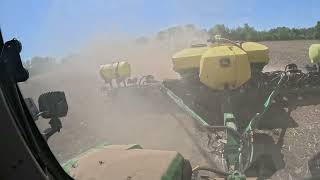 Replanting soybeans and flat tires