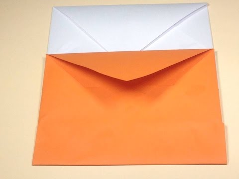 Origami paper - how to make envelopes out of paper - YouTube