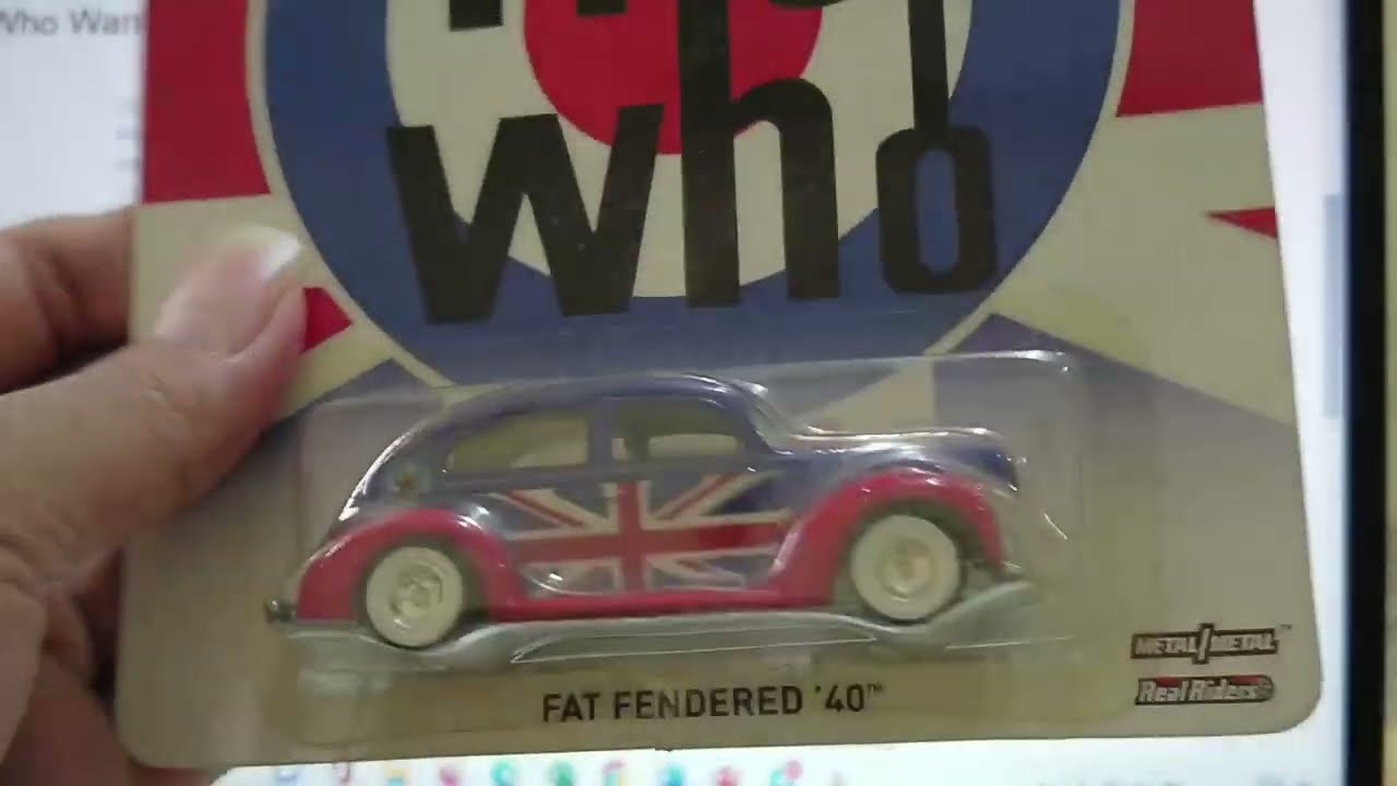 The Who Fat Fendered 40 Hot Wheels (Ford Tudor)