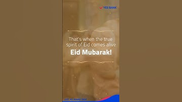 Eid Mubarak | YES BANK