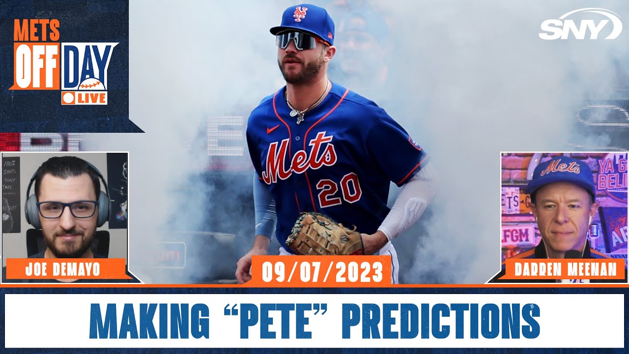 Predicting the future for Pete Alonso and the Mets Mets Off Day Live SNY