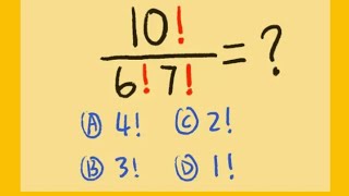 Simplifying Factorial with surprising answer