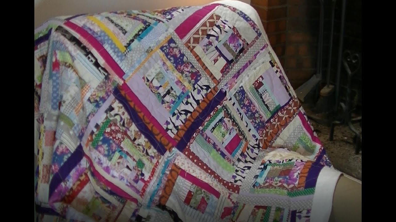 Couture facile - Patchwork débutant - Carrés de chutes des tissus - YouTube