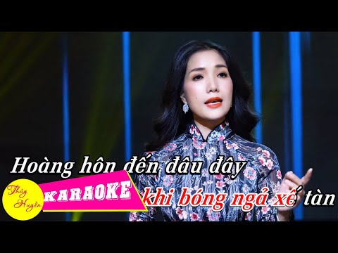 Liên Khúc Karaoke Chuyến Tàu Hoàng Hôn - Thúy Huyền | Beat Chuẩn
