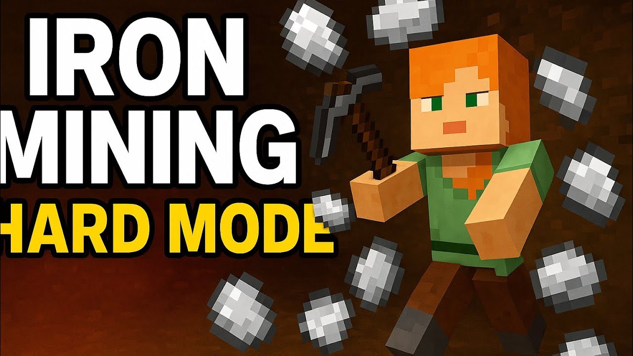Minecraft Survival Hard Mode ⛏️ | Iron Mining Guide (Hindi Gameplay ...