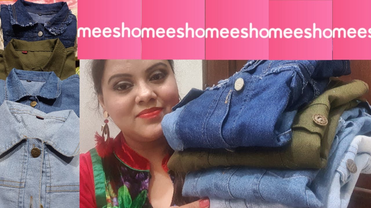 Meesho Haul Meesho Denim Jackets Affordable Denim Jackets Ayushi