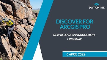 Discover for ArcGIS Pro New Release Webinar