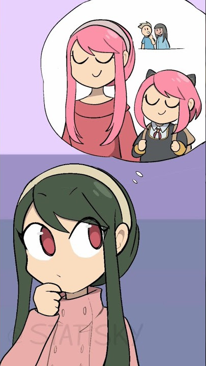Yor pink hair (Spy x Family)