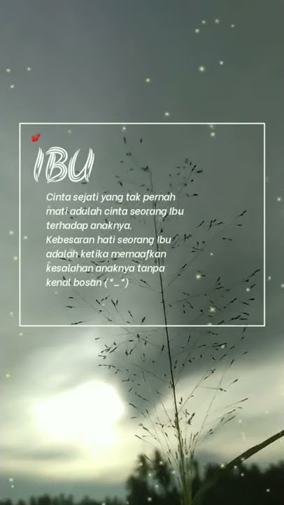 story ibu meninggal