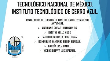 Restauración de Base de Datos en Sybase SQL ANYWHERE 16.