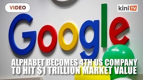 Alphabet Inc hits $1 trillion in market value