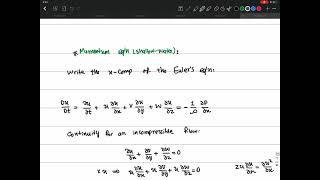 Lecture 9, Part 2 - Deriving Momentum Equation, Shallow Water Equations in Conservative Form