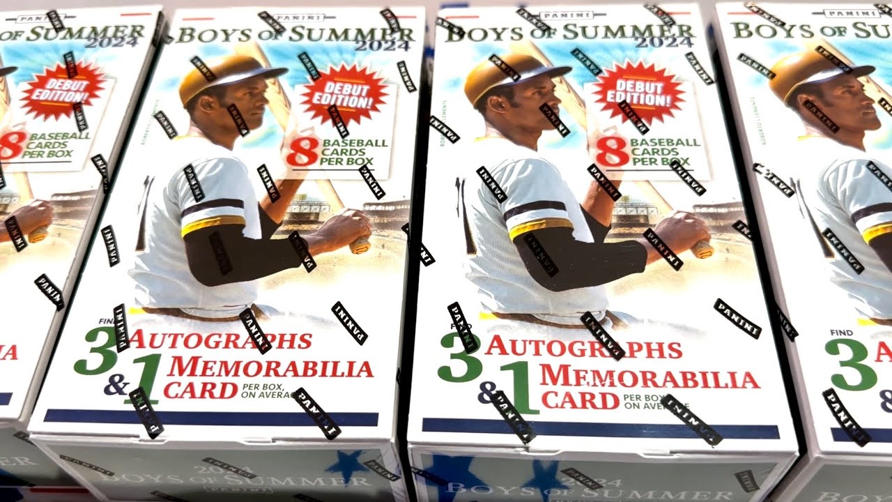 NEW RELEASE!  2024 BOYS OF SUMMER BASEBALL CARDS!