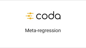 CoDa Tutorials - Meta-regression
