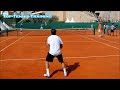 Rafael Nadal & David Ferrer Training - COURT LEVEL VIEW