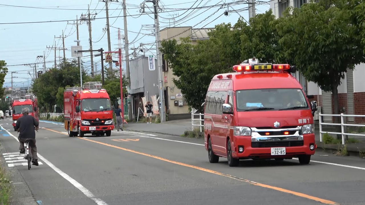 【2025年8月分】消防•救急　緊急走行集
