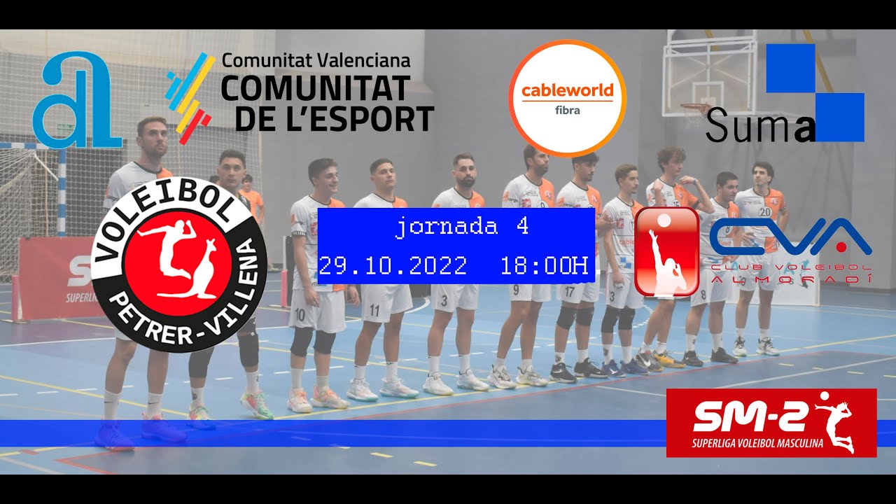 Cableworld Voleibol Villena Petrer - Voleibol Almoradí - YouTube